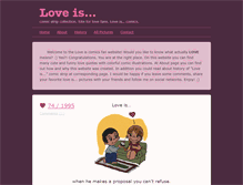 Tablet Screenshot of loveisfan.com